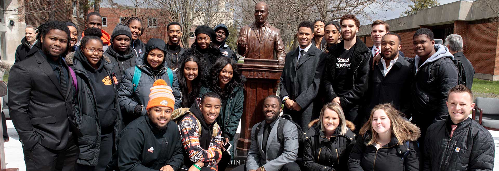 Students mark the 50-year anniversary of MLK's speech at «Ӱҵ